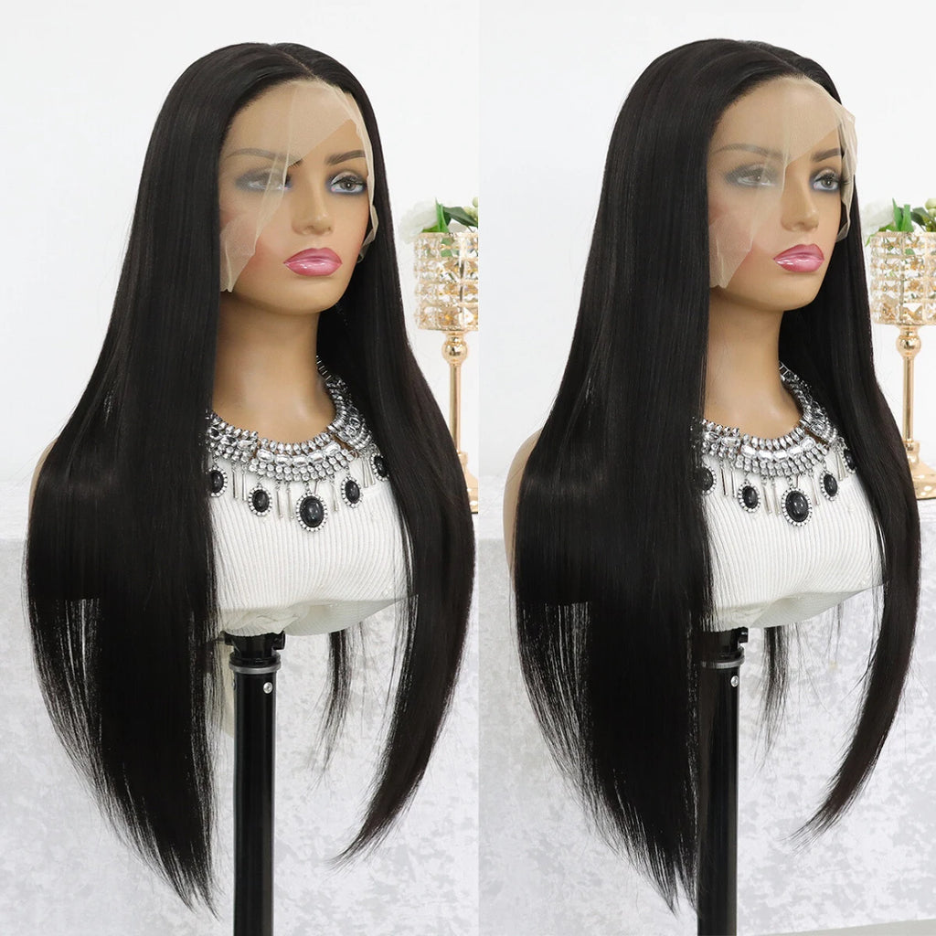 13*4 Lace Front Wigs Straight Wigs with High Quality Synthetic Hair  Wigs and Good Texture