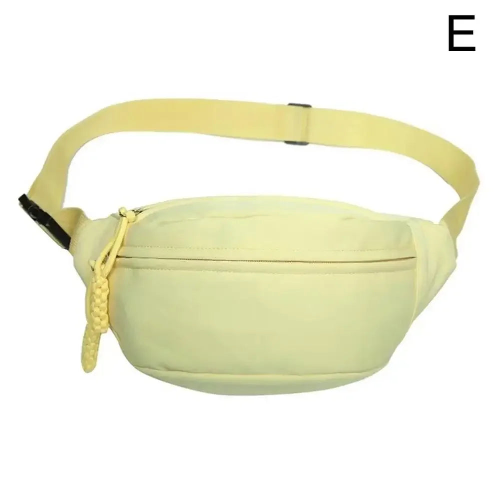 Waist Bags for Women Oxford Leisure Color Waist Bag Shoulder Crossbody Chest Bags Handbags All-match Messenger Belt Bags A3Z0