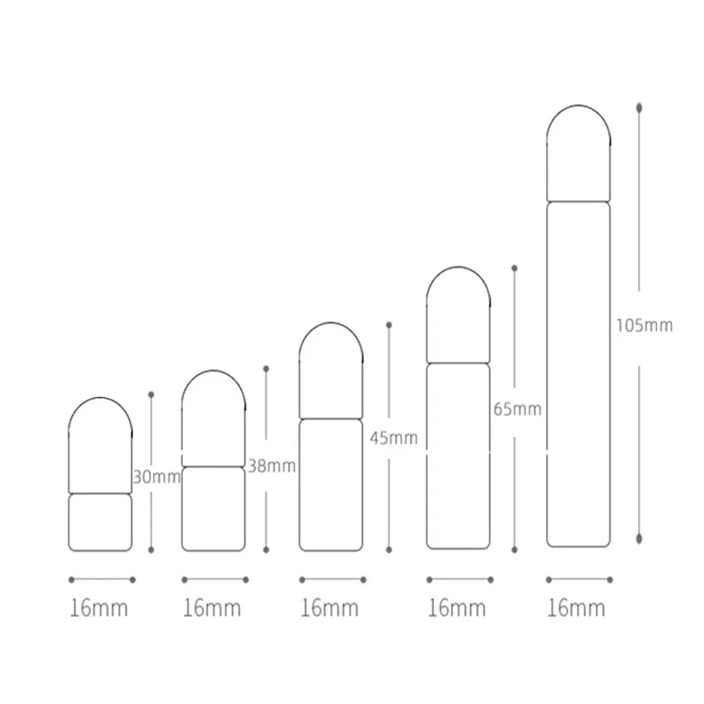 Travel Essentials Glass Roller Bottle Sample Test Perfume Essential Oil Bottle Jars Vials Cosmetic Refillable Bottles For Travel