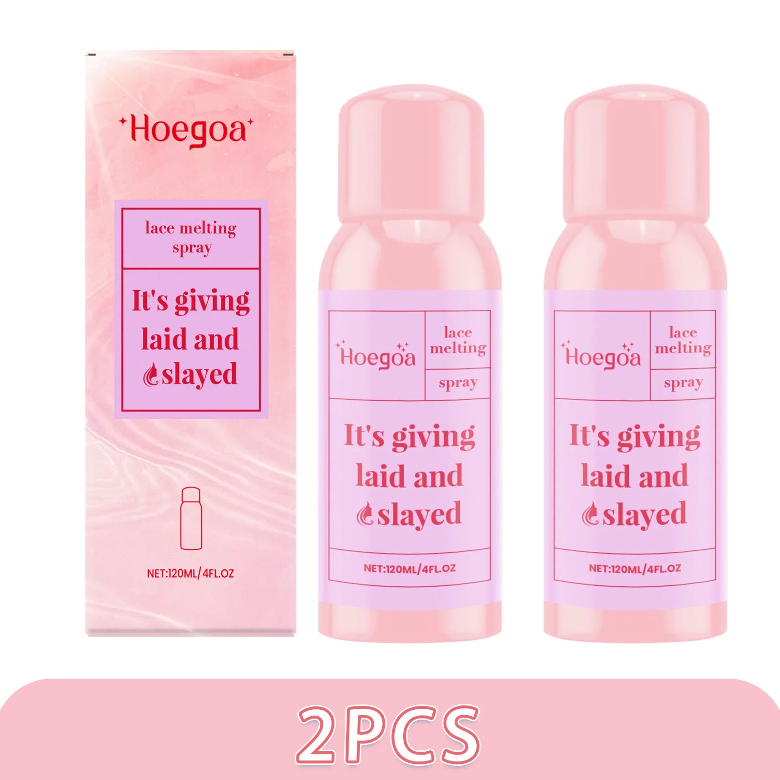 Wig Adhesive Spray Lace Melt  No sensation Invisible Hold Quick Dry Waterproof Wig Glue Spray Gentle Formula Easy Removal