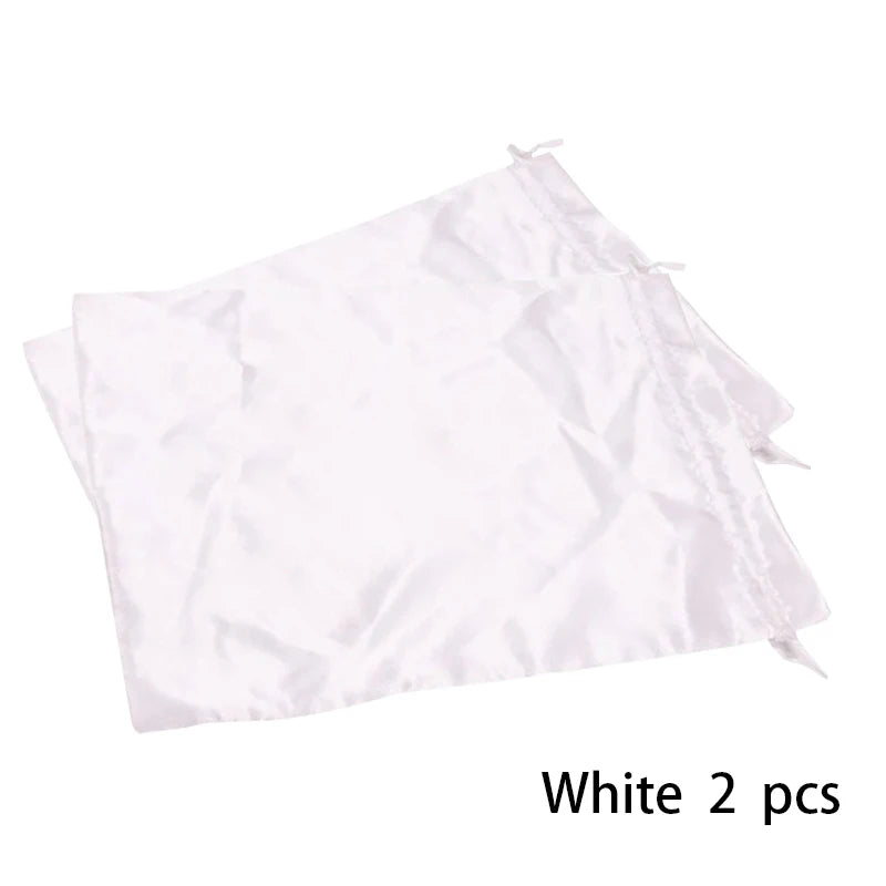 Satin Storage Bags 25*35cm wig storage Satin Wig Bags Black Pink Soft Silk Wig Bag For Hair Wig Packaging Tools