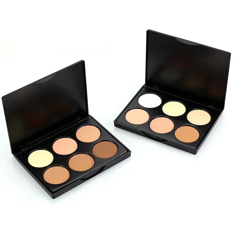 Face Highlighter Powder Palette Corrector Concealer Power Palette Contouring Highlighter Bronzer Makeup Powder
