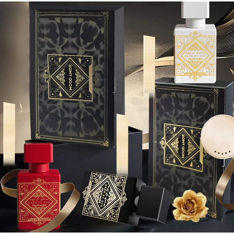 Perfume For Men Arabic Charming Fragrance Oud Badal Wood Long-lasting Perfume 50ml Amethyst Agarwood Glory Ebony Sublime Ebony