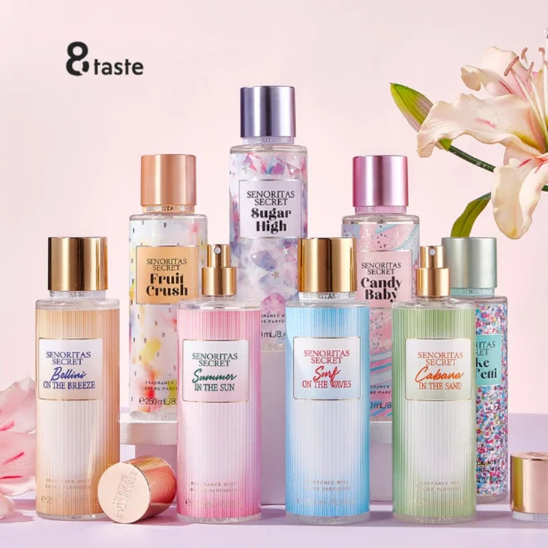 Original Perfume Vanilla Flower Fruit 250ml Fragrance Mist Scent Light Long Lasting Fragrance Women's Perfume Charming Gift