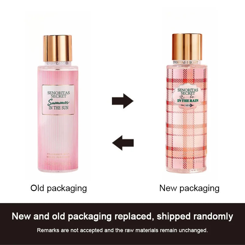 Original Perfume Vanilla Flower Fruit 250ml Fragrance Mist Scent Light Long Lasting Fragrance Women's Perfume Charming Gift