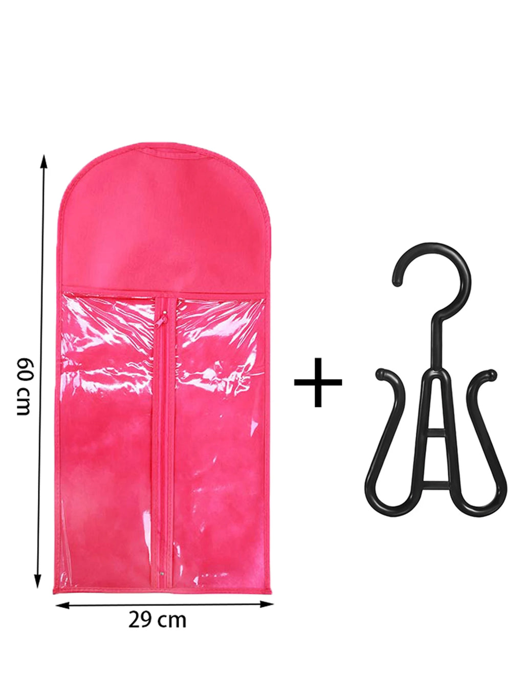 Wig Storage Bag For Long Hair Extension Storage Bag With Hanger For Wigs Hair Extensions Hairpiece Wig Bag With Black Wig Hanger