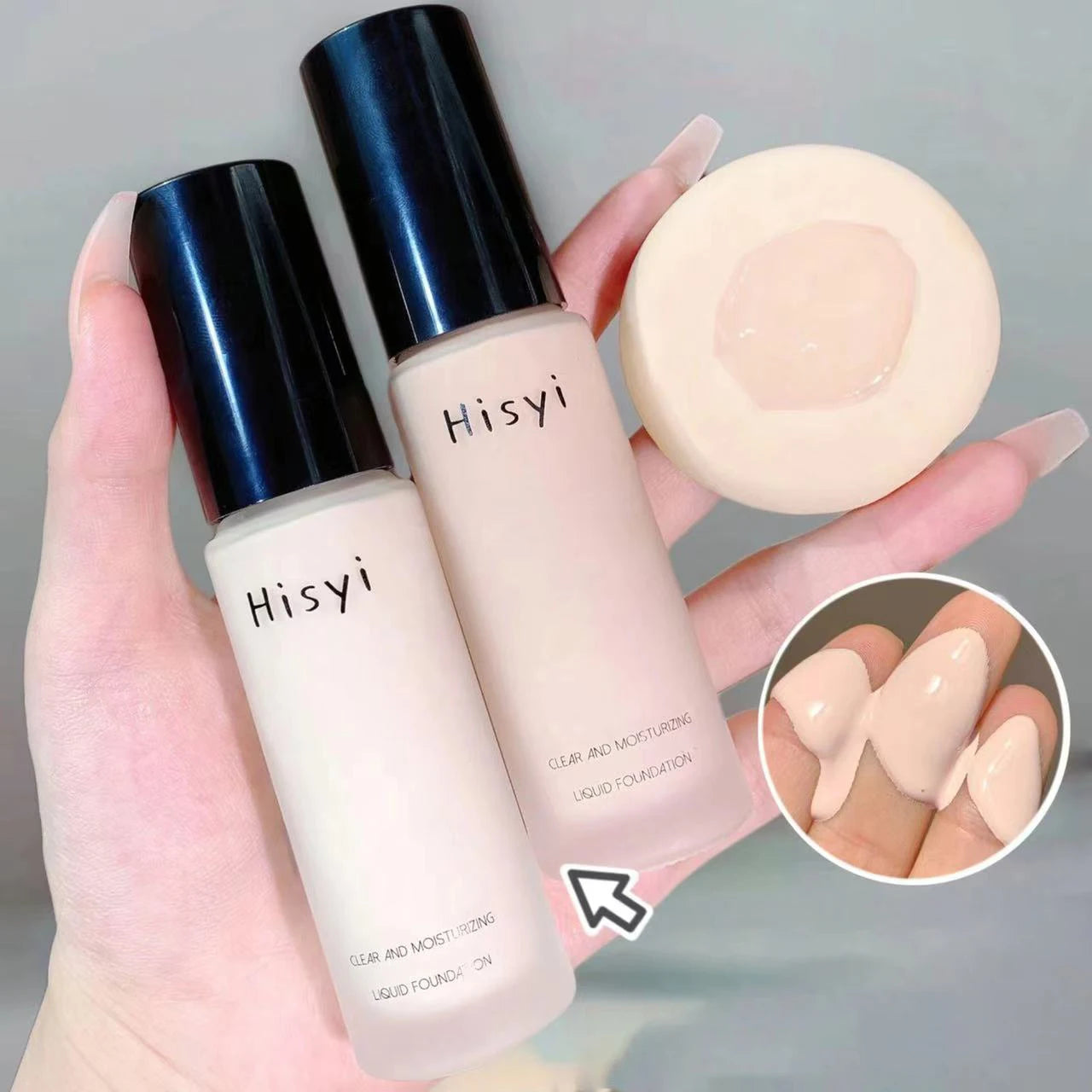 Flawless Matte Liquid Foundation - Long-lasting soft mist version, smooth, even skin tone, suitable for all skin tones