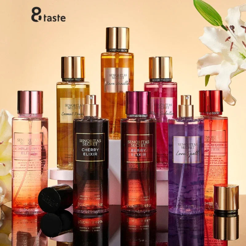Original Perfume Vanilla Flower Fruit 250ml Fragrance Mist Scent Light Long Lasting Fragrance Women's Perfume Charming Gift