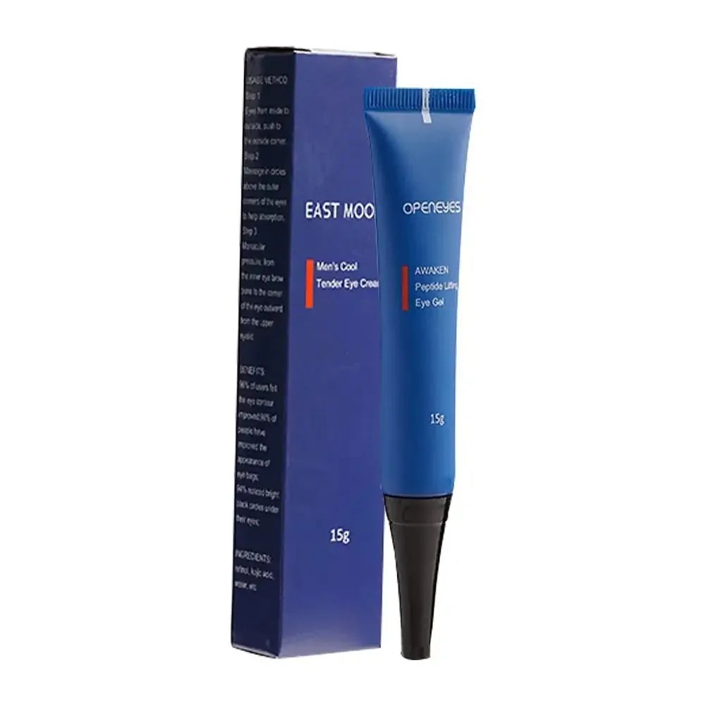 Men Eye Cream Hyaluronate Cool Eye Gel Moisturizing Under Eye Cream For Dark Circles Puffiness Fine Lines Eye Care