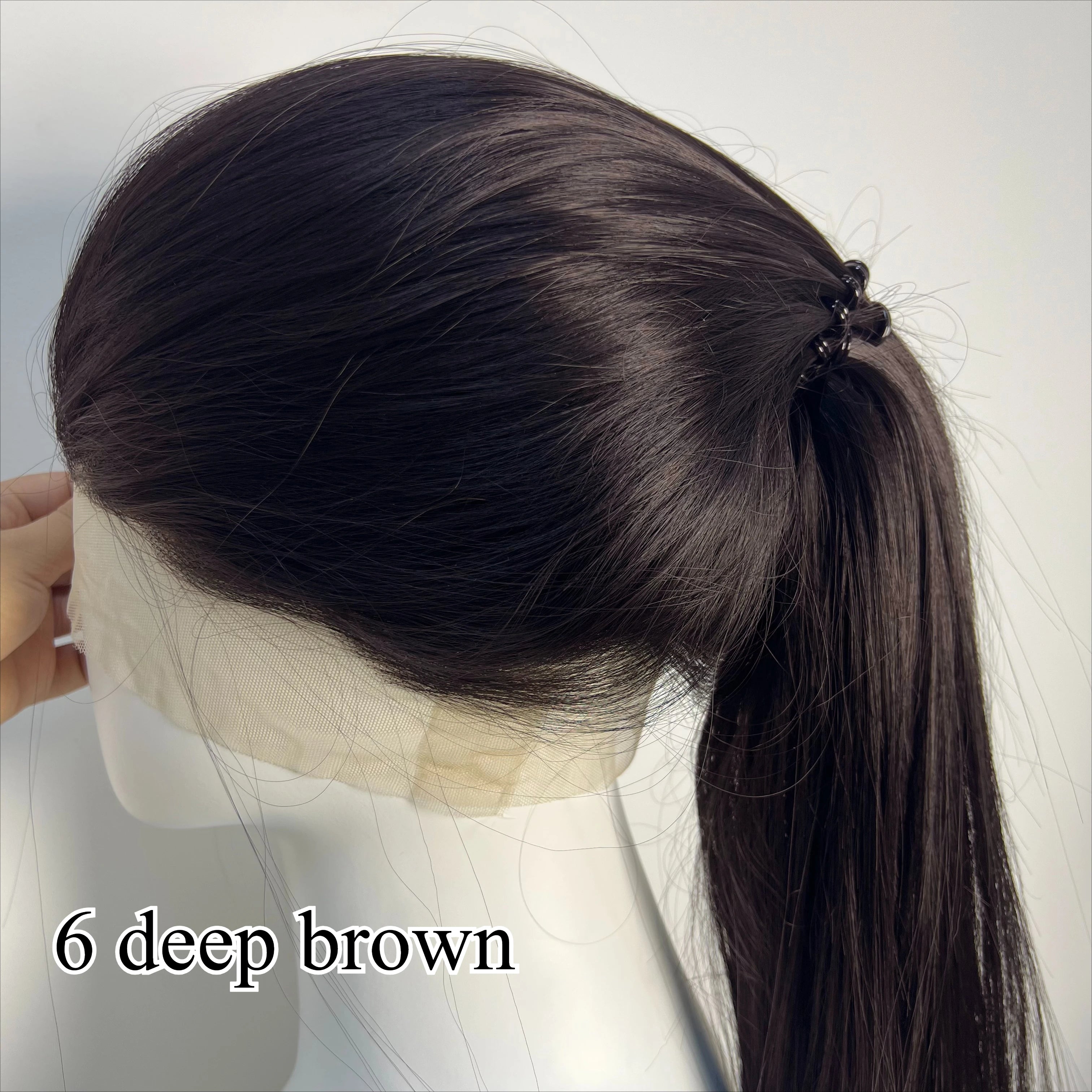 360 Lace Black Wig for Women 26inch Long Straight Hair Wigs High Quality 1B Black Synthetic Lace Wigs For Cosplay Daily Use