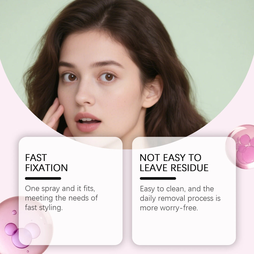 Wig Adhesive Spray Lace Melt  No sensation Invisible Hold Quick Dry Waterproof Wig Glue Spray Gentle Formula Easy Removal