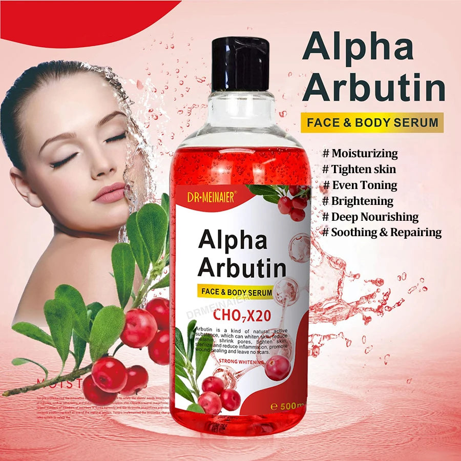 Body Lotion AHA Hydroxy Acid & VC Moisturizing Brightening Body Lotion Nourishing Moisturizing Skin Skin Care Products 500ml