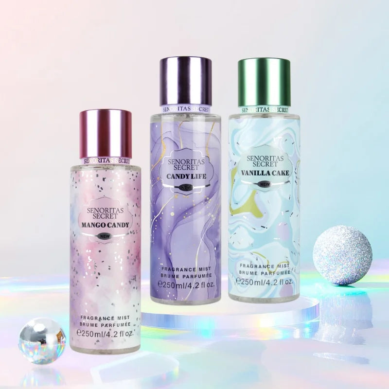 Original Perfume Vanilla Flower Fruit 250ml Fragrance Mist Scent Light Long Lasting Fragrance Women's Perfume Charming Gift