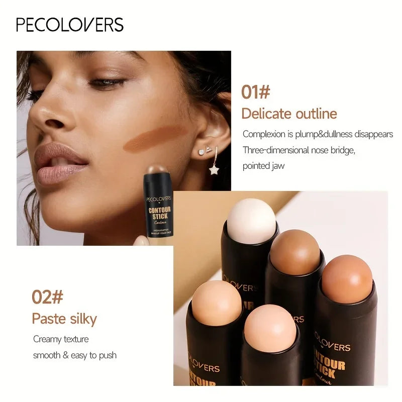 Highlighting Bronzer Stick Face Brightening Blusher Rouge Concealer Pen Long Lasting Corrector Nose Shadow Contouring Cosmetics