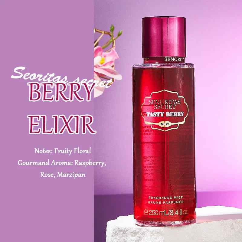 Original Perfume Vanilla Flower Fruit 250ml Fragrance Mist Scent Light Long Lasting Fragrance Women's Perfume Charming Gift