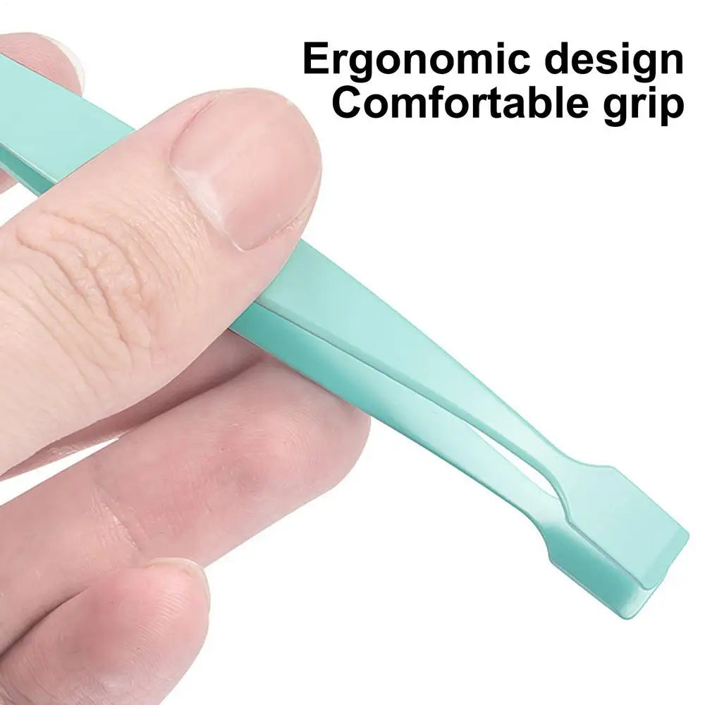 Lash Applicator Tool Eyelash Cluster Applicator Tweezers Non Slip Precise Professional Makeup Tool for Travel Salon Separating