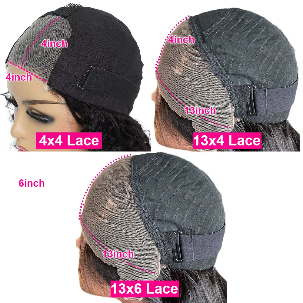 Real HD Lace 4×4/5×5 HD Lace Glueless Frontal Wigs Human Hair Wig For Woman Melt Skins Wig 13×4 HD Lace Front Wig Silky Straight