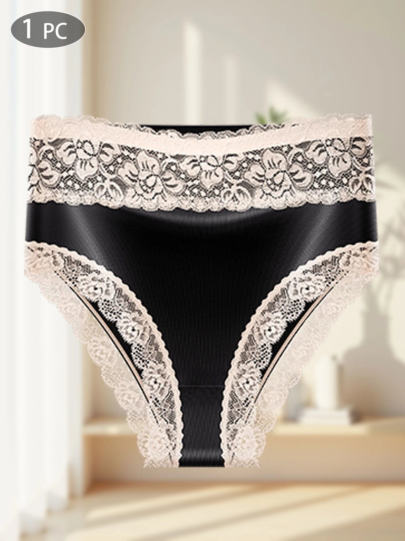 Elegant Lace Women’s Underwear - Mid-Waist Design, Soft & Breathable, Comfortable & Feminine Fit, Perfect for Date Nights