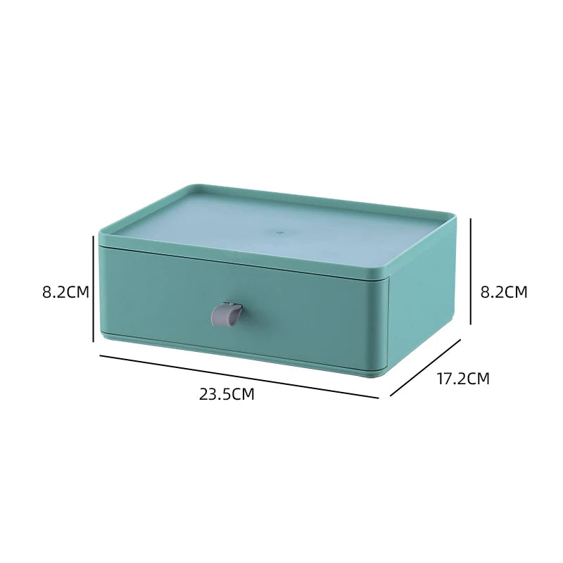 Makeup Organizer for Cosmetics Large Capacity Plastic Storage Container Desktop Organizer Boxes Jewelry Office Storage Baskets
