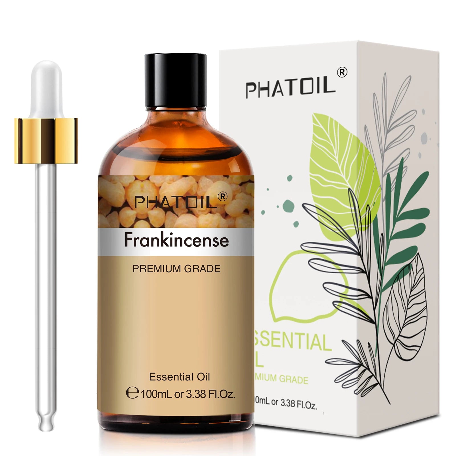 PHATOIL Aromatherapy Essential Oil For Skin Care,Diffuser,Massage & Candle Making-100ml Lavender Cinnamon Eucalyptus Aroma Oils