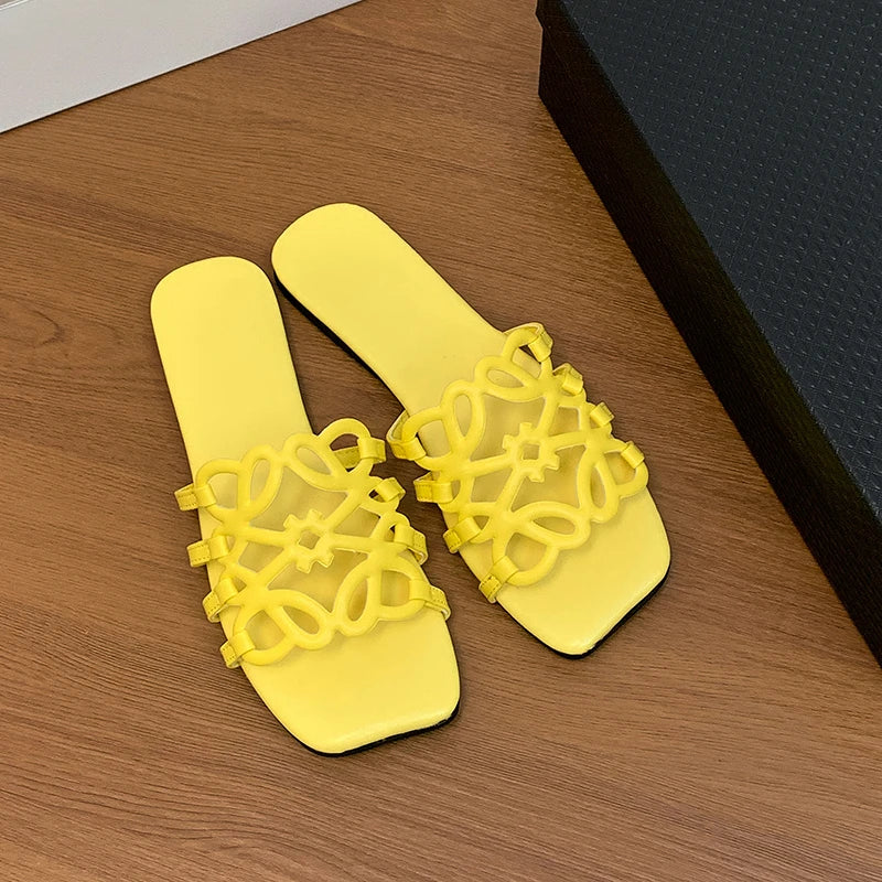 Women's Sandals Summer Slipper Ladies Slides Sandals Fashion Design Beach Flip Flops Flat Shoes Shoes for Women Slippers Zapatos