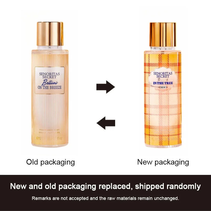 Original Perfume Vanilla Flower Fruit 250ml Fragrance Mist Scent Light Long Lasting Fragrance Women's Perfume Charming Gift