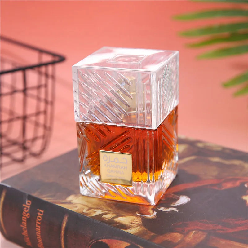 Brand Khamrah Man Perfume Unisex Notes Long Lasting Fresh Romantic Fougere Pheromone Scent Woody Notes 100ml Cologne Fragrance