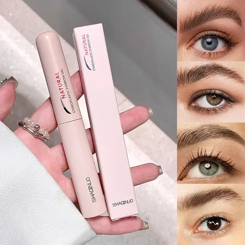 Natural 3D Brow Gel - Waterproof, Sweat-Resistant, and Film-Forming for Wild, Shaped Brows