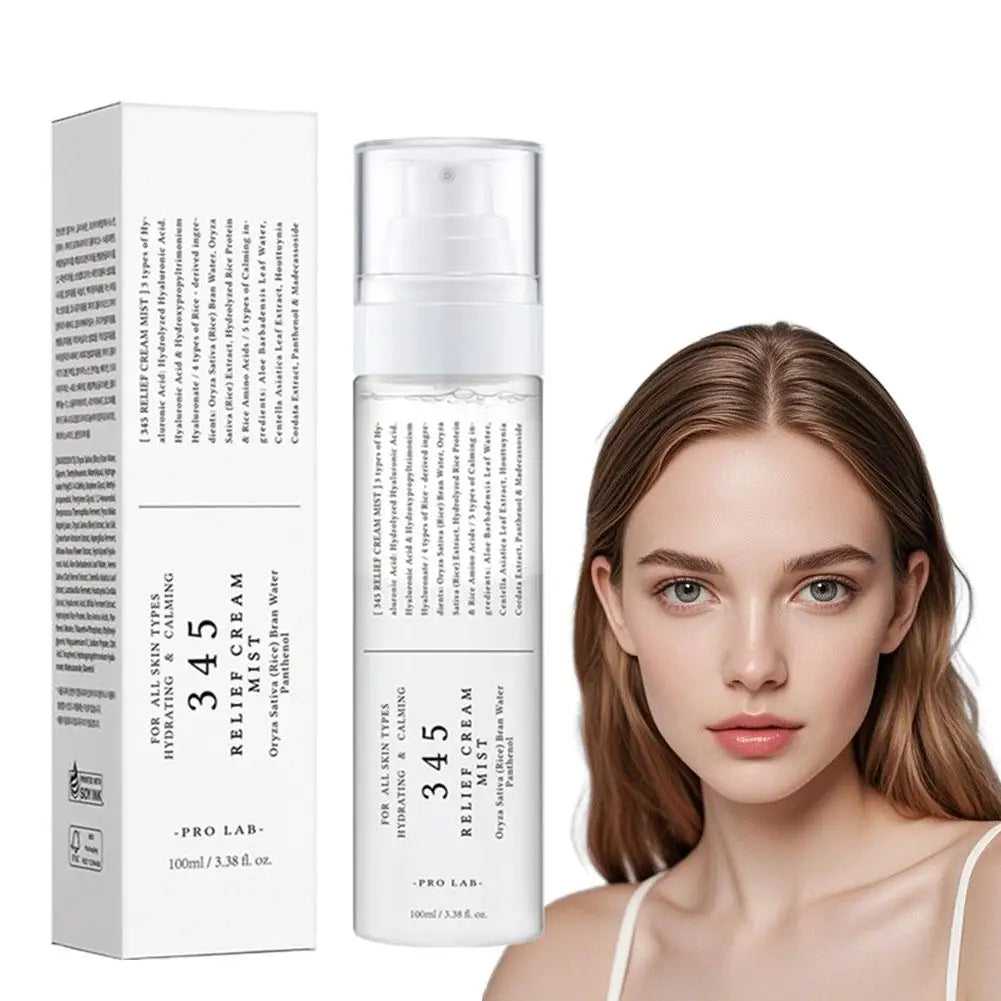 345 Skin Soothing Spray 18ml Hydrating Moisturizer Repair Reduce Redness Improve Dullness Gentle Refreshing Non Sticky Face Mist
