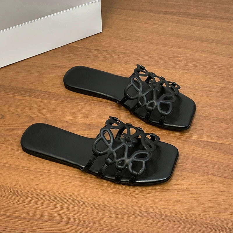 Women's Sandals Summer Slipper Ladies Slides Sandals Fashion Design Beach Flip Flops Flat Shoes Shoes for Women Slippers Zapatos