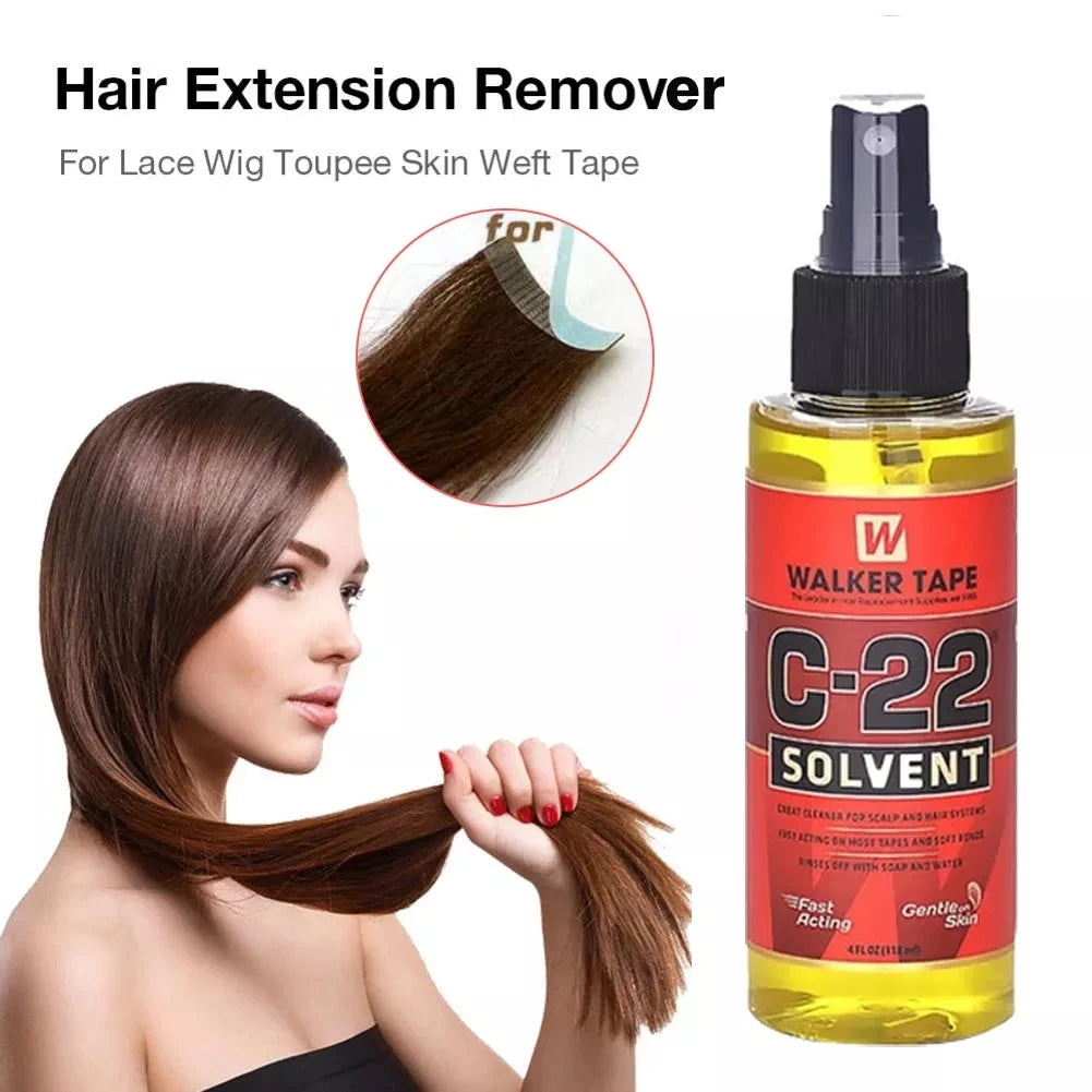 C-22 Hair Solvent Tape Adhesives Remover Quick Removel C22 Citrus Solvent Wig Glue Remover Wig Adhesive Remover Spray