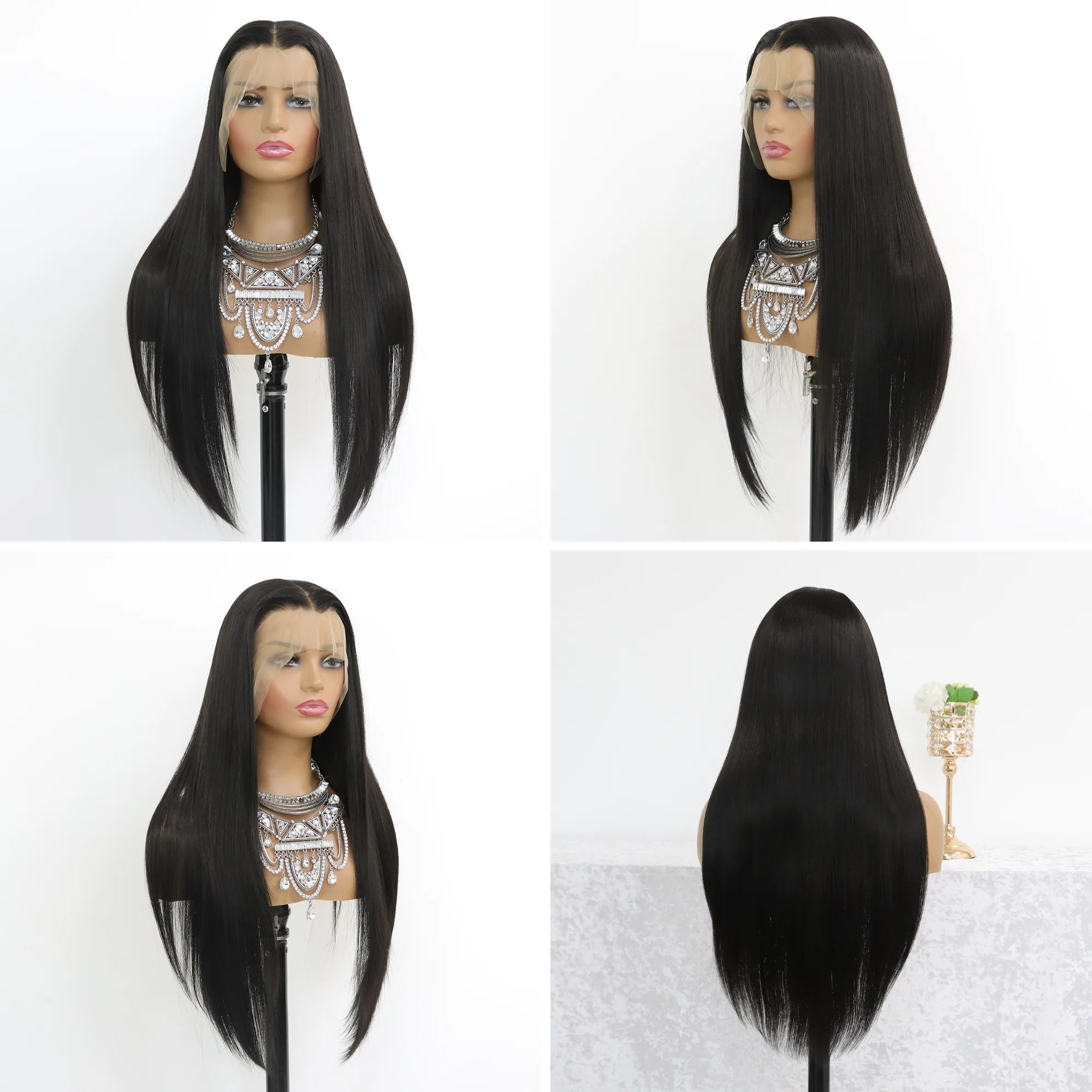 13*4 Lace Front Wigs Straight Wigs with High Quality Synthetic Hair  Wigs and Good Texture